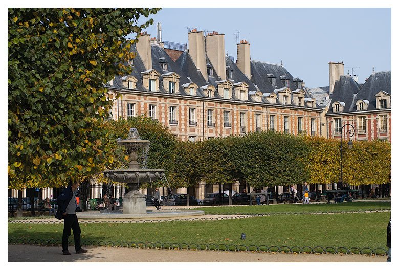 Place des Vosges no Marais, Paris